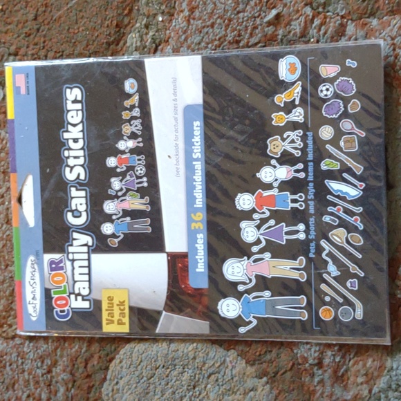 Family car stickers/decals vtg - Picture 3 of 8